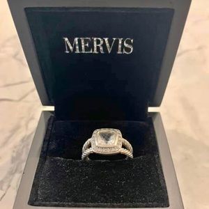 David Yurman Petite Ring White Topaz